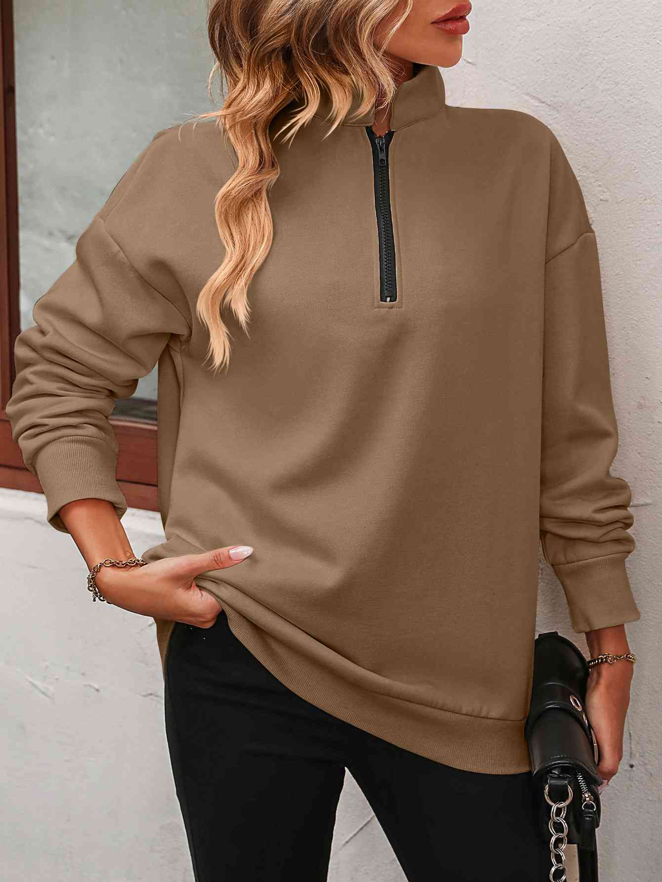 Dropped Shoulder Sweatshirt