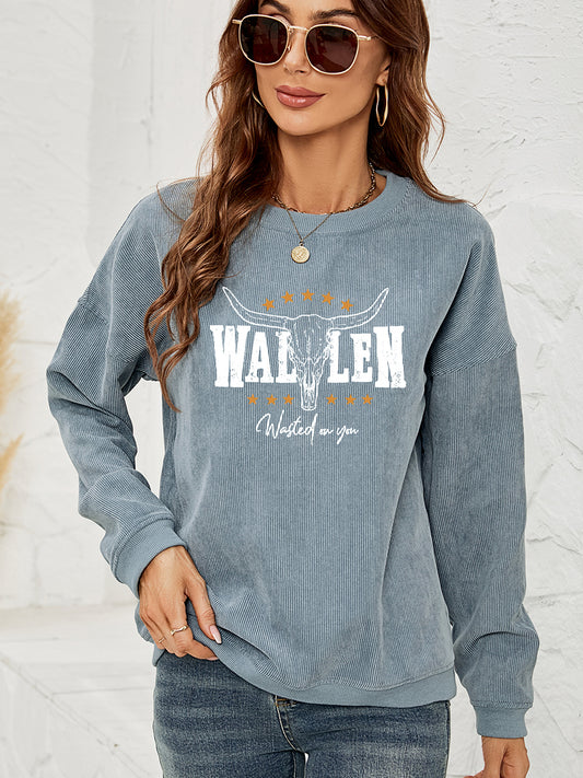 Wasted On You Graphic Sweatshirt