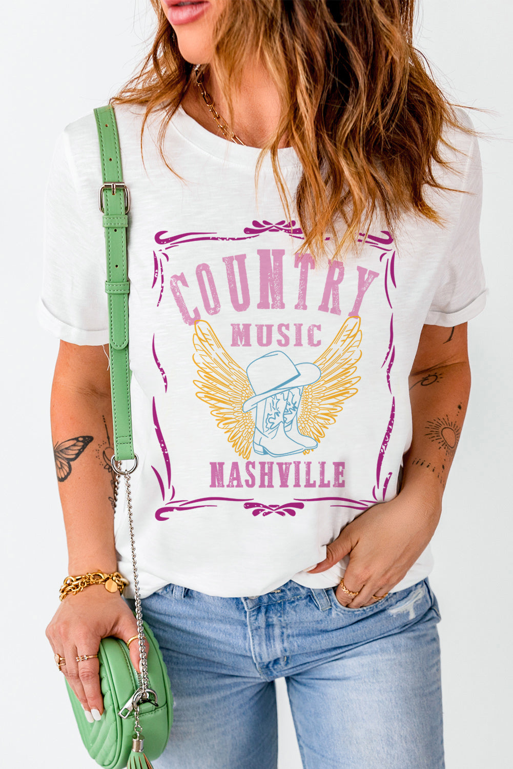 Country Music Nashville Graphic T