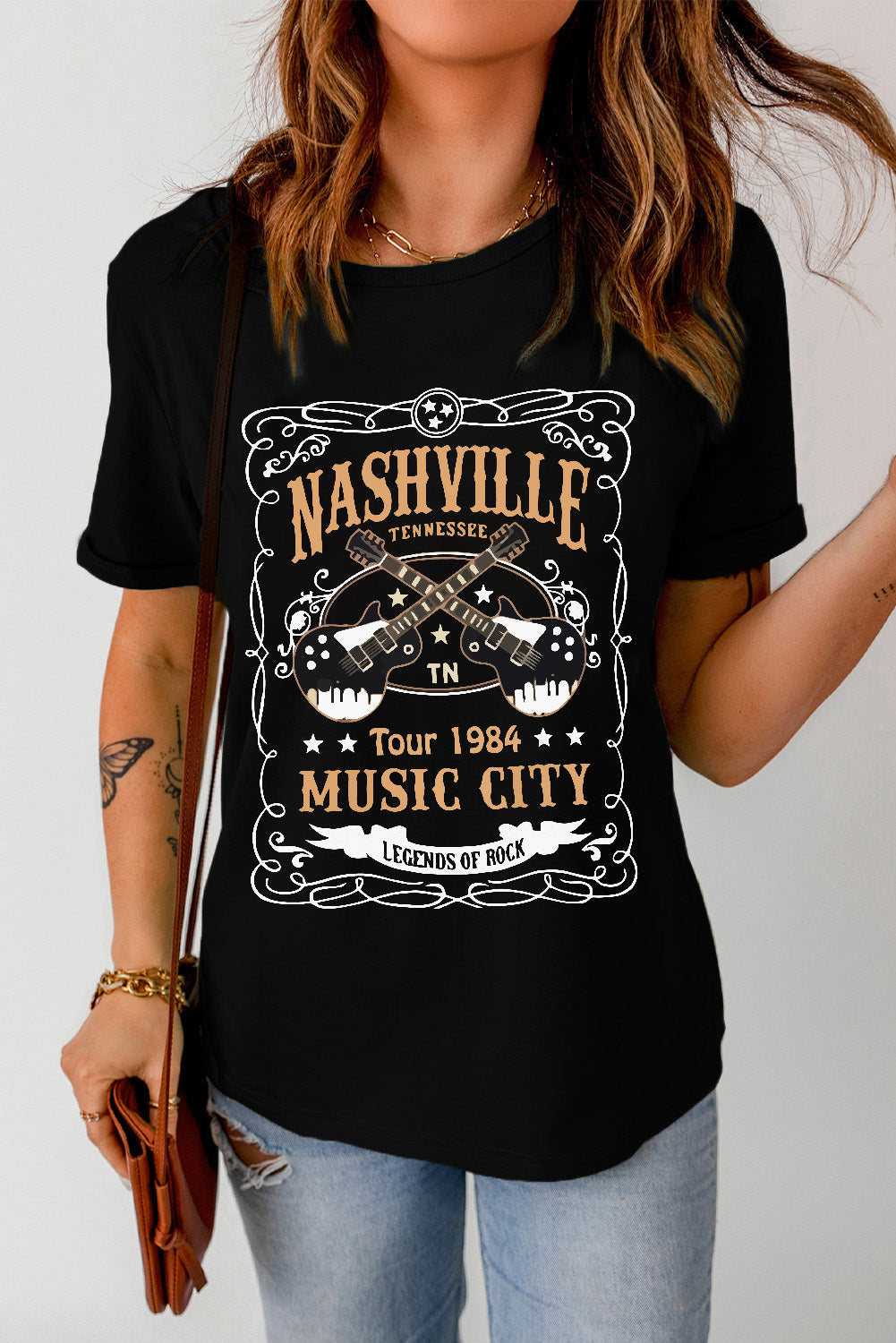 Nashville Music City Graphic T