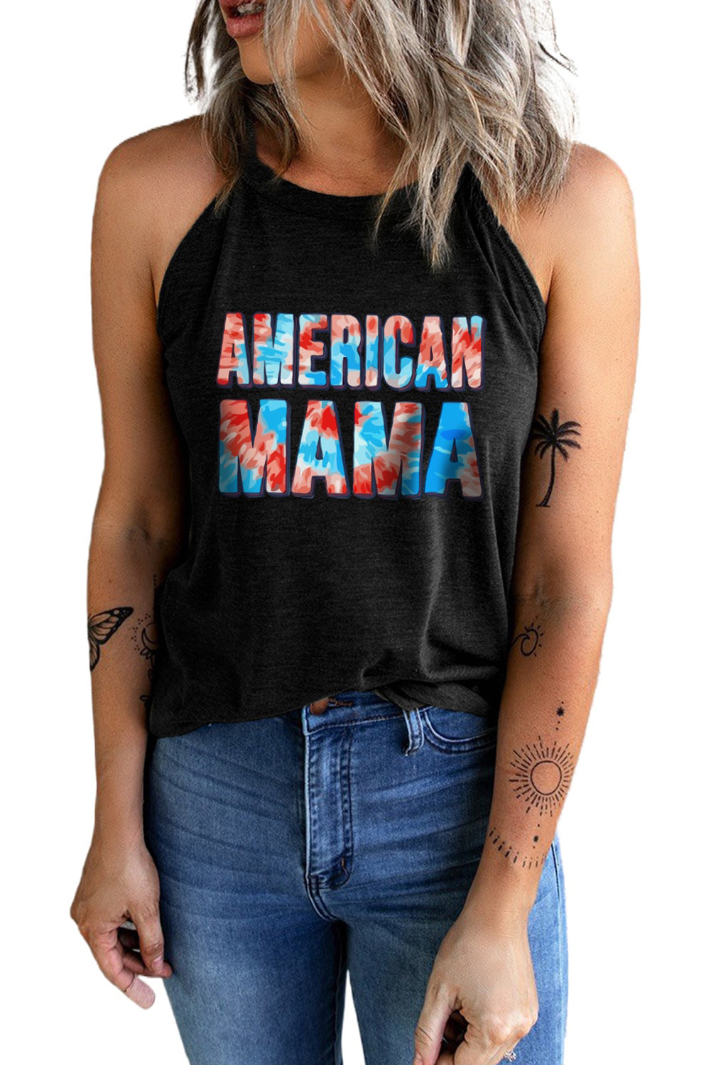 American Mama Graphic Tank