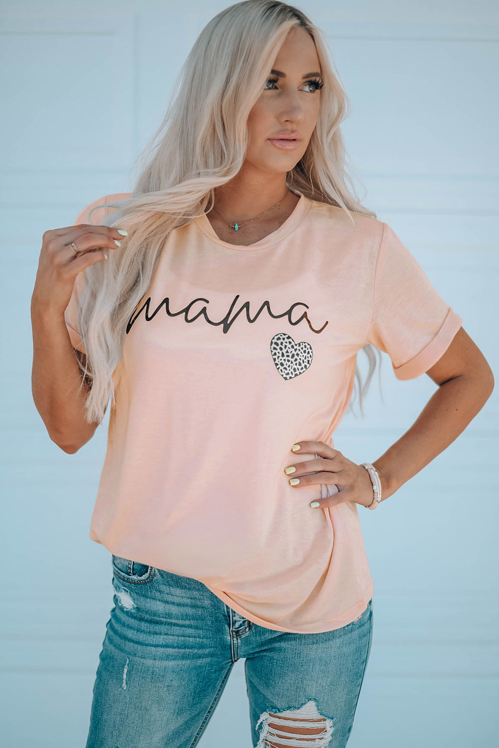 Mama Heart Graphic T