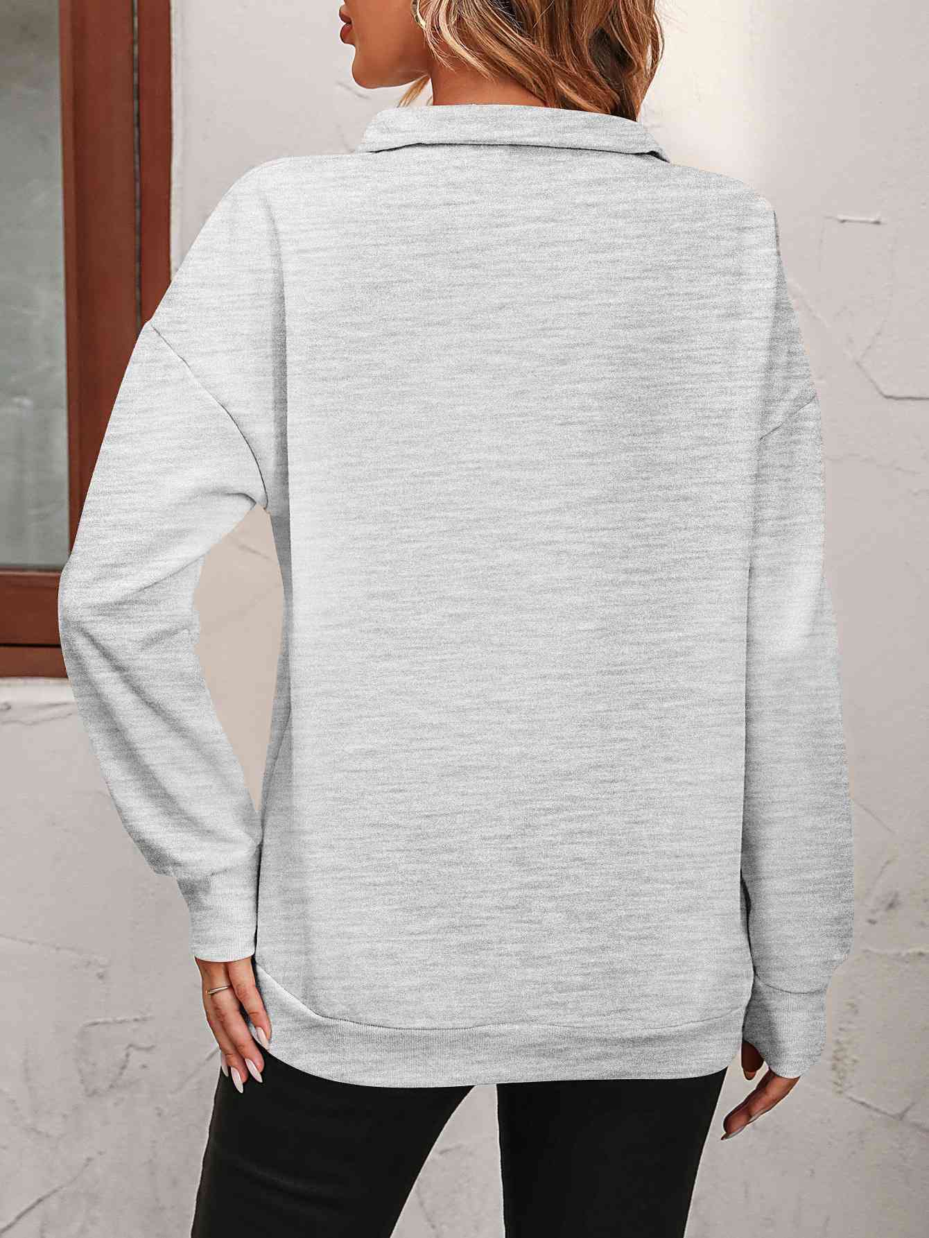 Dropped Shoulder Sweatshirt