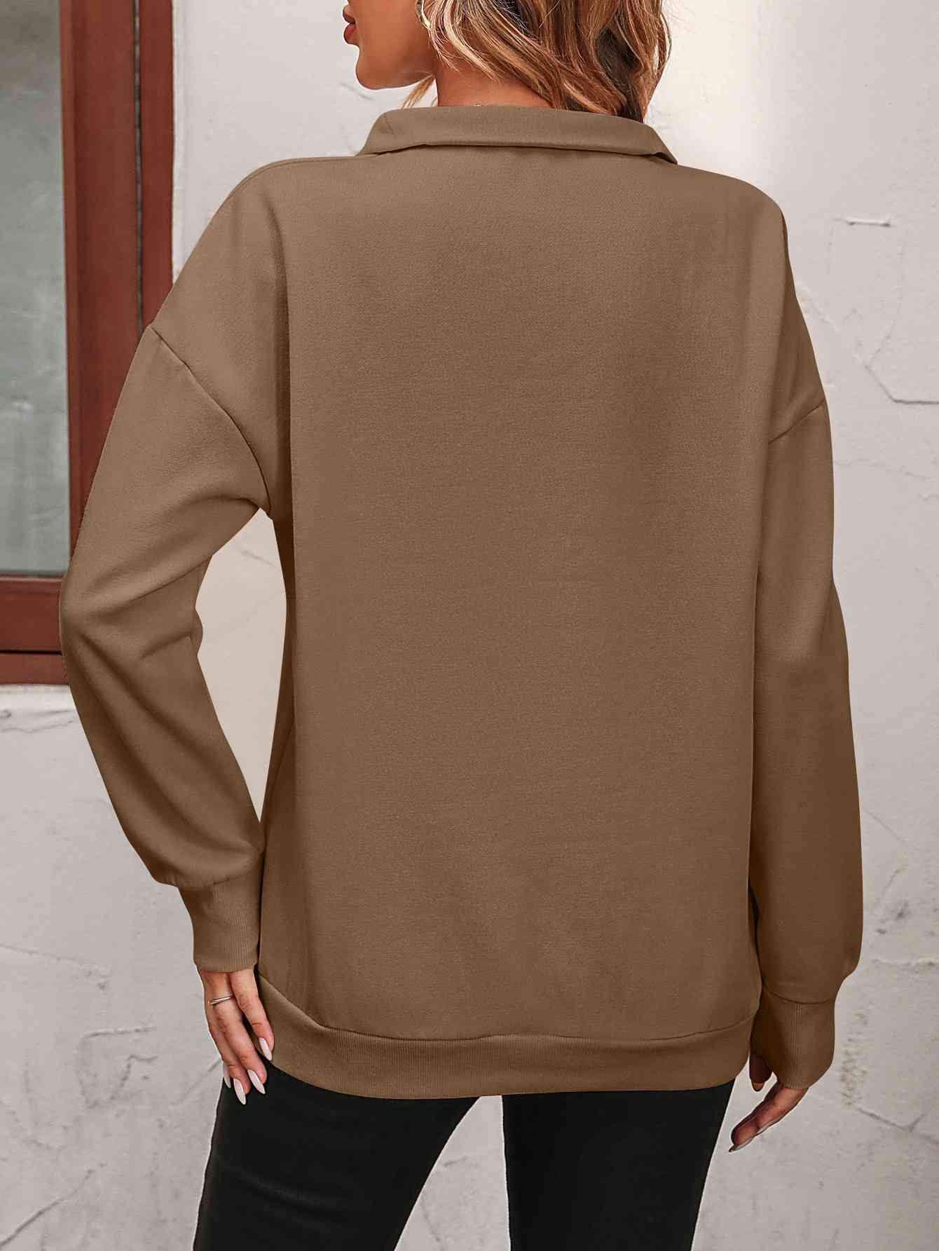 Dropped Shoulder Sweatshirt