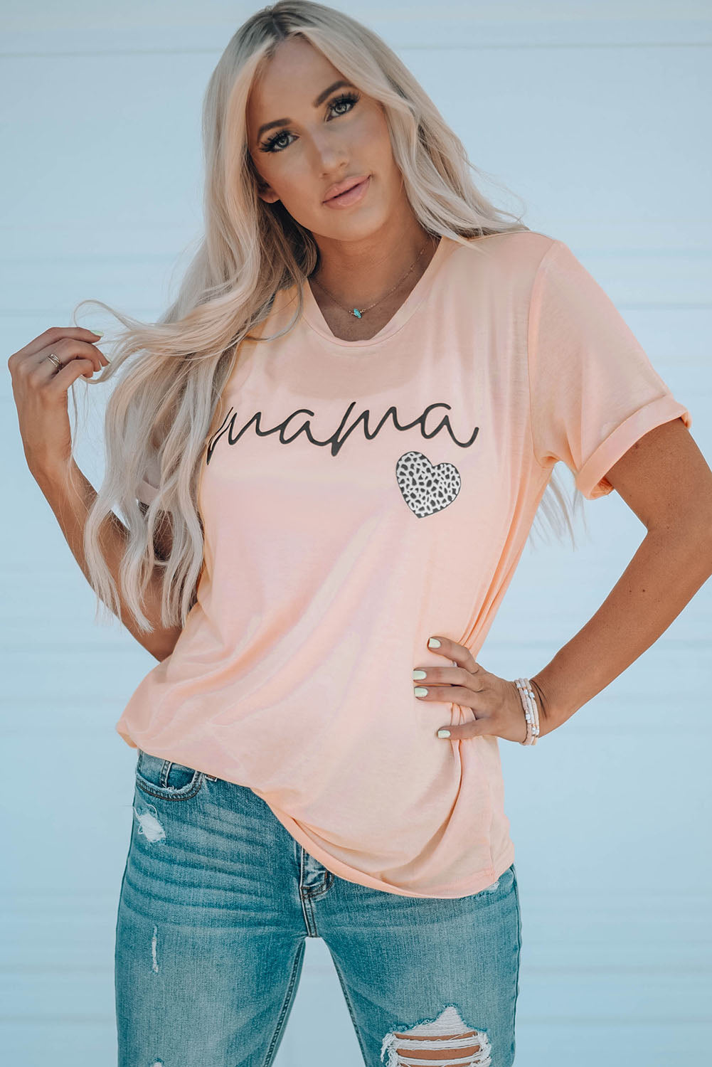 Mama Heart Graphic T