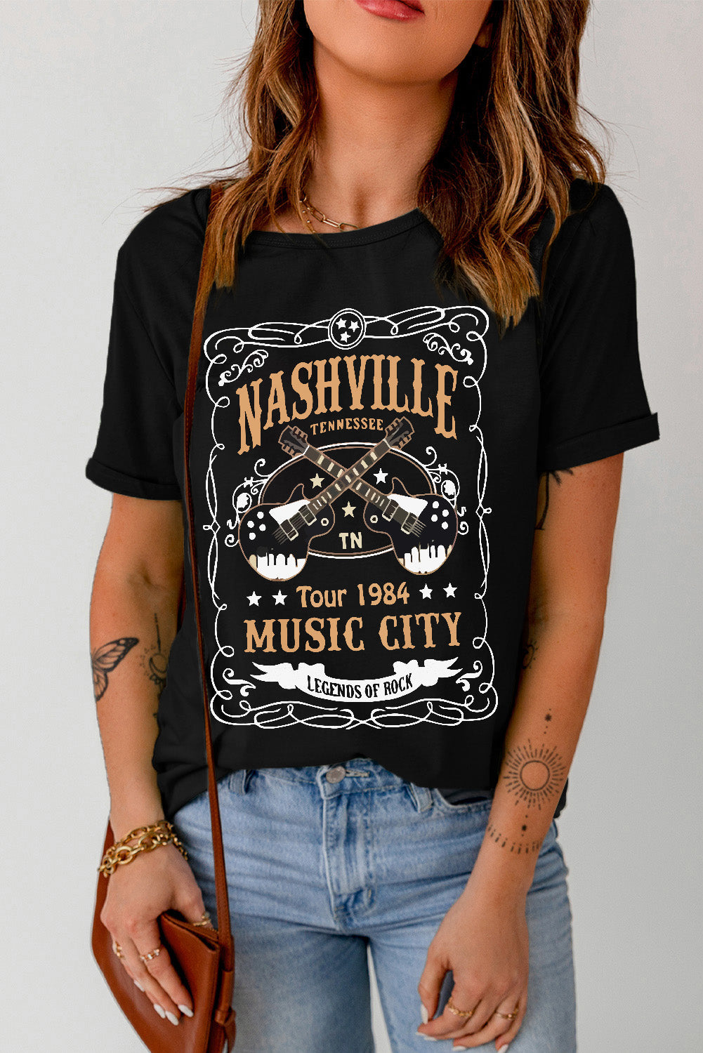 Nashville Music City Graphic T