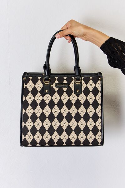 Argyle PU Leather Handbag