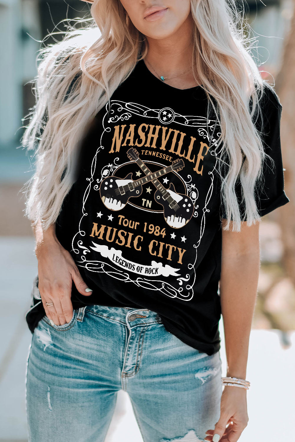 Nashville Music City Graphic T