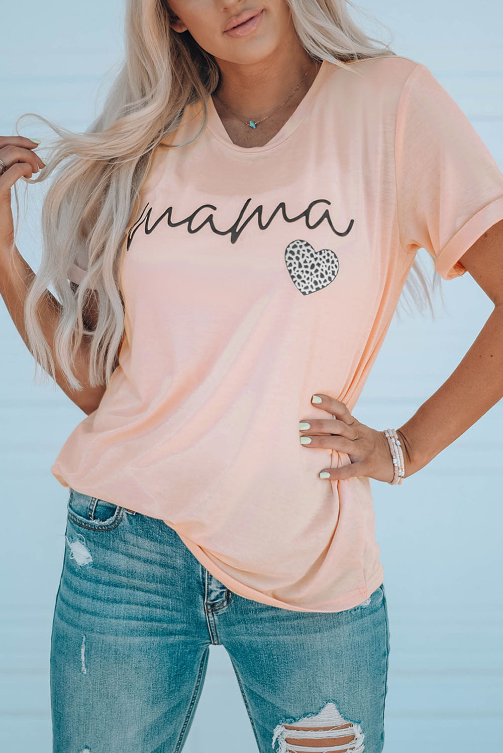 Mama Heart Graphic T