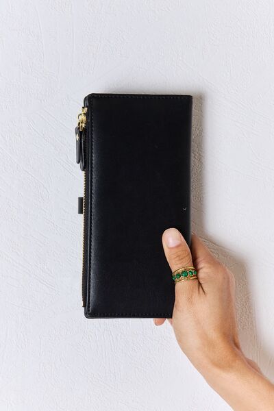 Textured PU Leather Wallet