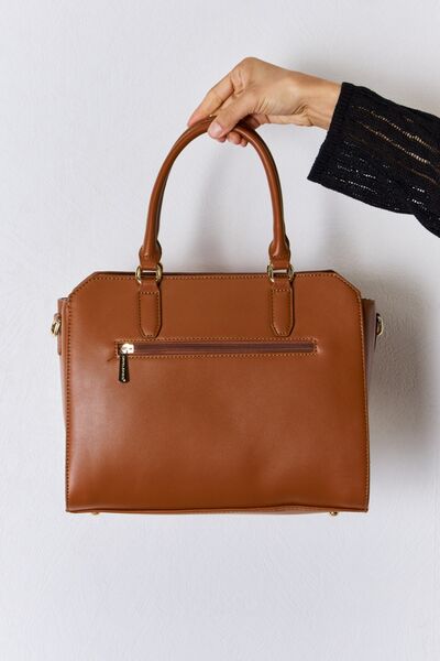 Textured PU Leather Handbag