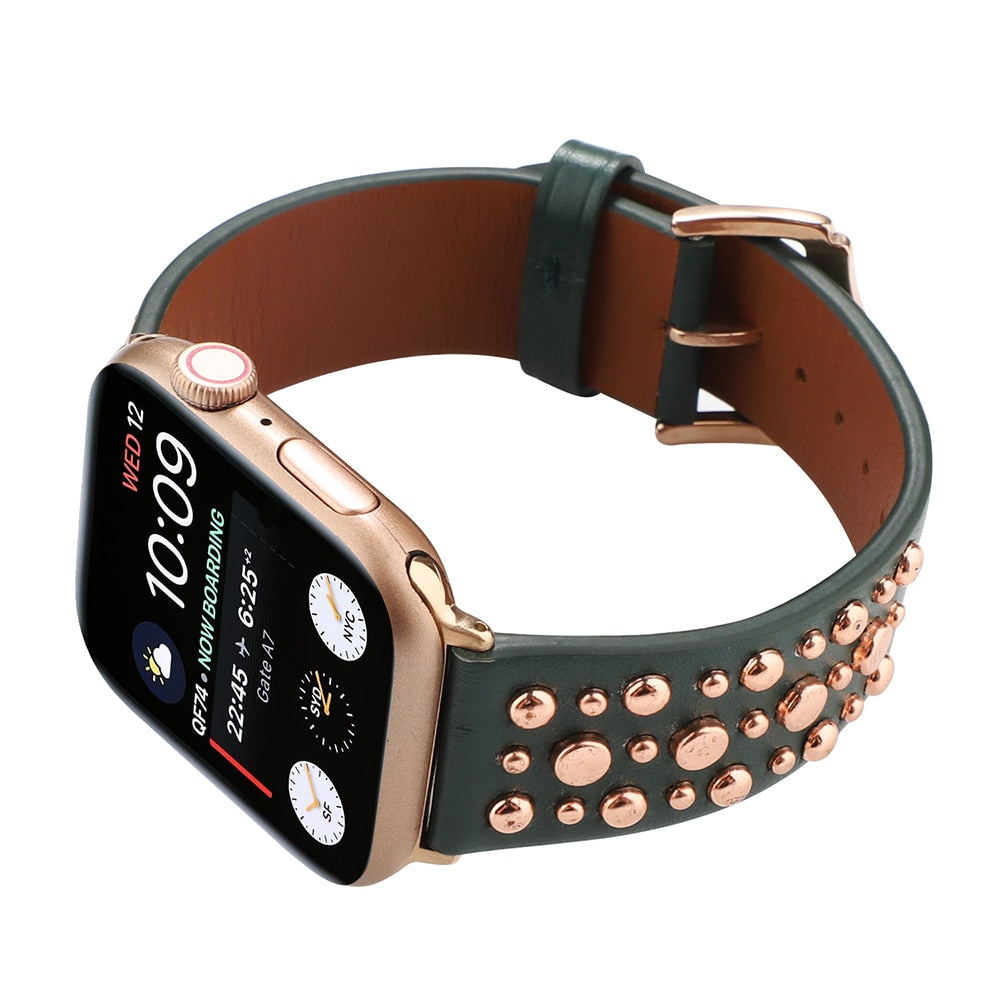 Rockstar Leather Watch Band