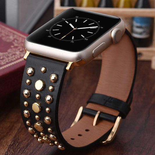 Rockstar Leather Watch Band