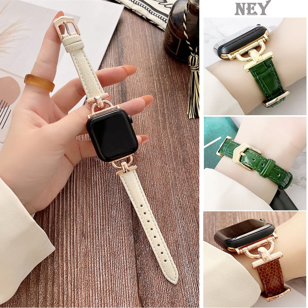 Leather Sport Luxe Apple Watch Band