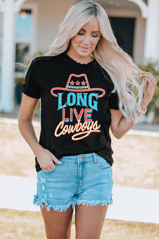 Long Live Cowboys Graphic T