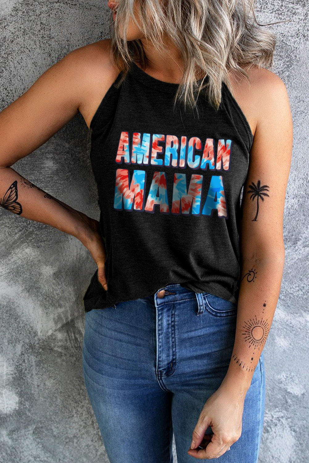 American Mama Graphic Tank