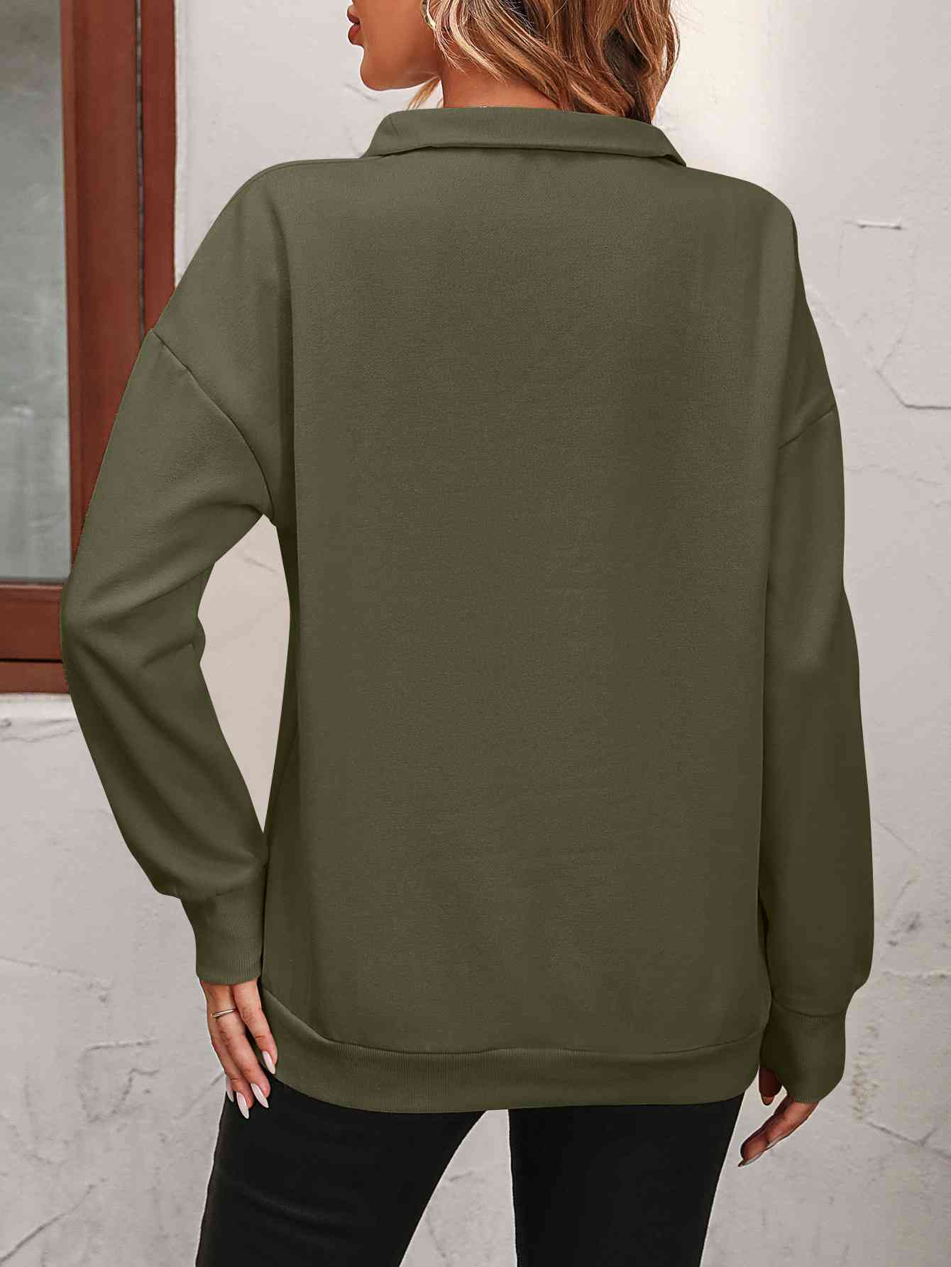 Dropped Shoulder Sweatshirt