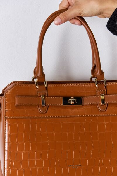 Textured PU Leather Handbag