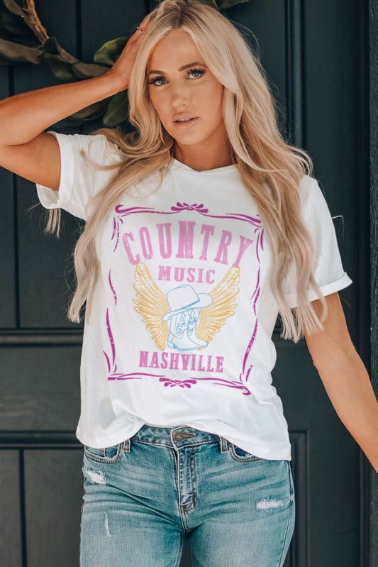 Country Music Nashville Graphic T