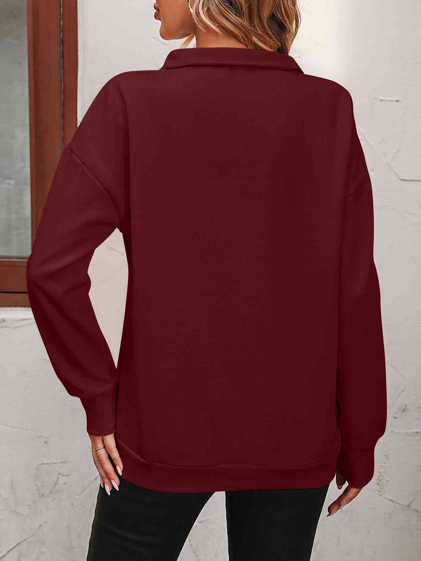 Dropped Shoulder Sweatshirt